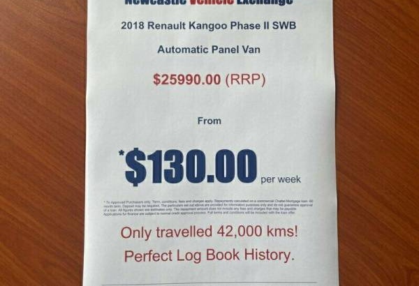 2018 Renault Kangoo Compact1.2 Automatic