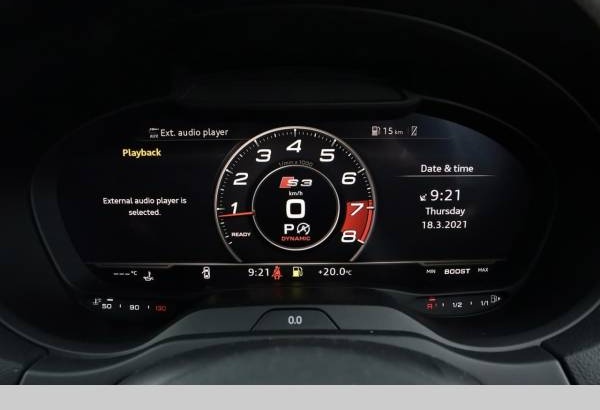 2018 Audi S3 Sportback2.0TfsiQuattro Automatic