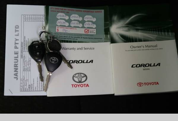 2012 Toyota Corolla Ascent Sport Manual