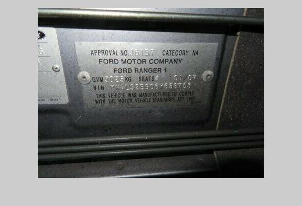 2007 Ford Ranger XLT(4X4) Manual